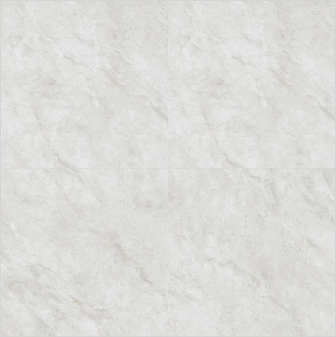 Light Gray Polished Sintered Stone Slabs 1200x1200mm Wear-resistance For Living Room And Dining Room