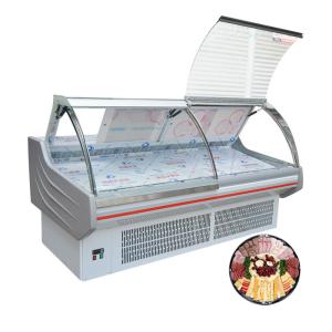 China Commercial Butcher Display Fridge R404a Refrigerant Customized Color wholesale