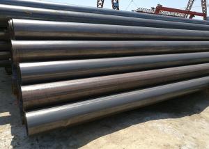 China 24 Inch GR.A GR.B DIN 30670 ASTM A53 ERW Black Steel Pipe wholesale