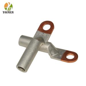 China High voltage tinned metal electrical Cu copper brass electric compression cold pressed cable lug wholesale