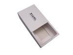 Custom White Cardboard Drawer Cosmetic Boxes 300-350GSM for Mask Packaging