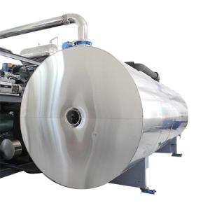 China 500Kgs Per Batch Large Capacity Industrial Freeze Dry Machine Horizontal Cylinder Type CE Approved wholesale