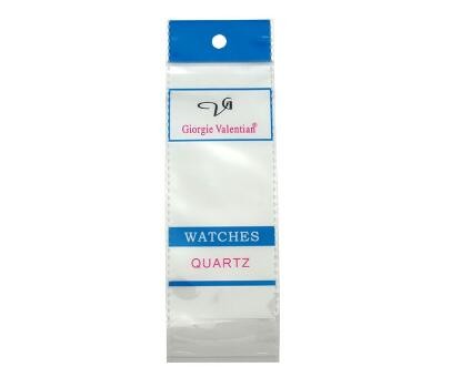 Customized logo printing opp self adhesive sealing poly plastic brush packaging bags with hanging header and hanger hole