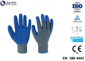 China Cut Resistant Gloves Flexible Breathable Nylon HPPE Glass Fiber Latex Coated on sale