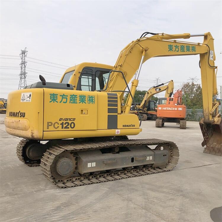 Japan Original 12 Ton Used Komatsu PC120 6E Excavator with 0.5m3 Bucket Capacity