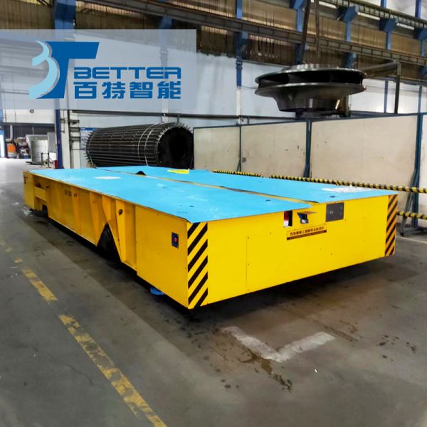 Intelligent Battery-Powered Trackless Transfer Cart for Heavy Die