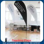 Freestanding Teardrop Banner Flags with Spike Base