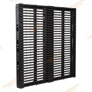 China DIP346 Transparent Fixed Facade Big LED Screen Outdoor LED Pixel Mesh Building wholesale
