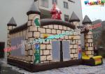 OEM Outdoor Inflatable Bouncer Slide Commercial / Home Use For Kids