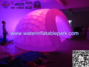 China Lighting Inflatable Luna Tent For Party , Light Dome Tent Inflatable Igloo wholesale
