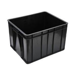 China Electronic SMT Rack ESD Storage Box Black Conductive Plastic Circulation Antistatic wholesale