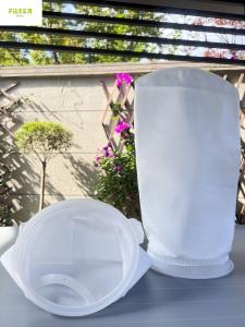 China Plastic Ring Polypropylene Pp Water Liquid Filter Bag 6&quot;X14&quot; 1 10 50 100 Micron wholesale