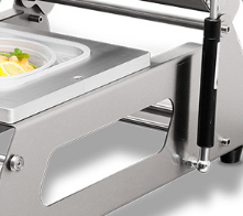 Stainless Steel Manual Heat Sealer Machine FR220E with Adjustable Temperature CE Certified for Food Tray Sealing