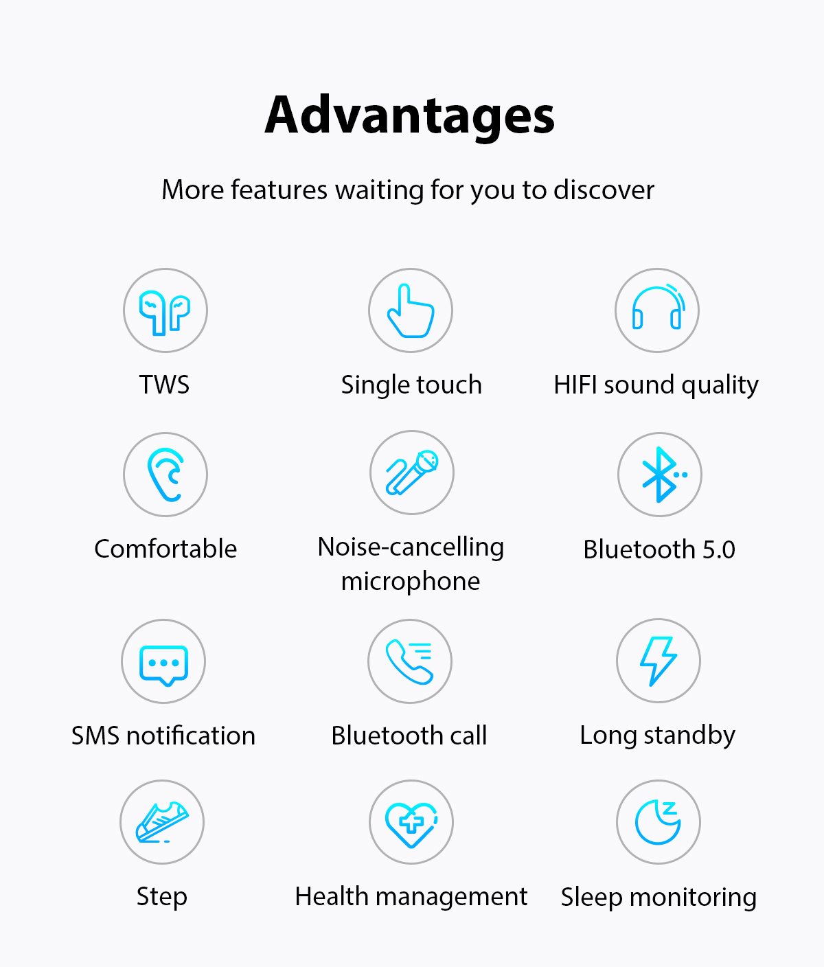 HL36 smart watch Sleep Monitoring 1.3inch Waterproof Running Watch SMS WeChat Call Reminder