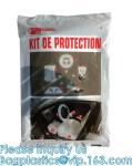 Universal Disposable Transparent Car Seats Cover Car Steering Wheel Covers