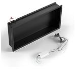 Waterproof Stainless Steel Shower Niche with Light Modern Design Style 12 x 36