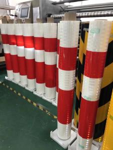 China Traffic Barricade High Intensity Prismatic Reflective Sheeting , Prismatic Reflective Viny wholesale