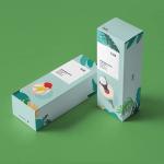 Luxury Skincare Product Packaging Custom Printed White Paper Boxes