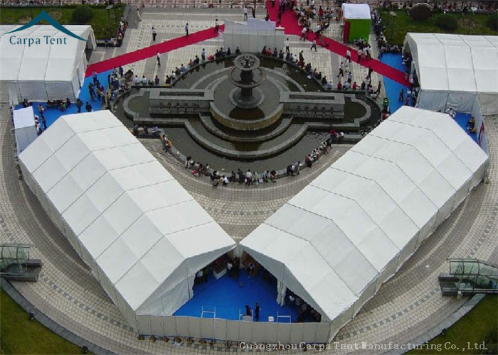 Fabric Shade Canopy Wedding Reception Tent Customized Color UV - Resistant