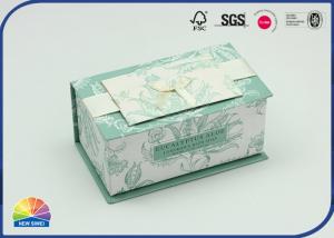 China Unfoldable Ornaments Package Flip Hinged Lid Bowknot Gift Box on sale