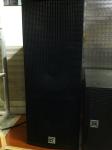 Outdoor Pro Sound Speaker Dj Equipment Weeding Party Audio System Dual 15 Inch
