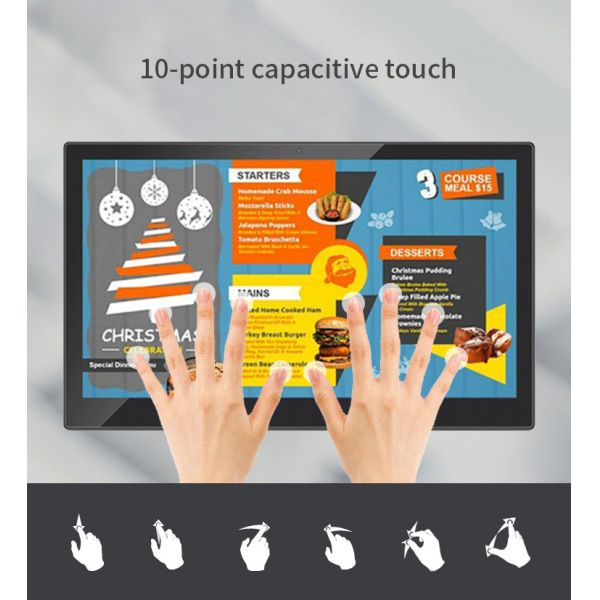 Android Capacitive Touch Quad Core Tablet , Commercial Android Tablet