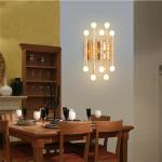 Gold Nordic Loft Villa Wall Lamp Art Creative Designer Meurice 10 Light Wall