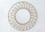 Decorative Round Hanging Sunburst Metal Wall Art Mirror
