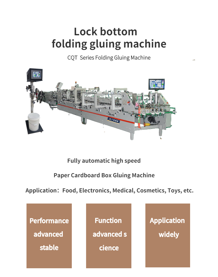 Automatic Continuous Paper Feeding Fold Box Glue Carton Folder Gluer Machine Arrivals