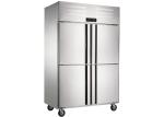 Double Temperature Commercial Refrigerator Freezer With 4 Solid Doors Temp.
