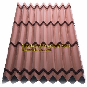 Polyester Coating Aluminium Roof Shingles Standard Size 300mm X 100mm X 25mm