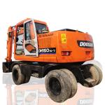 Original Doosan DH150-7 Used Wheel Excavator 0.6m3 Bucket Capacity Quality
