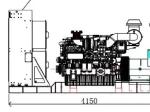 1250kva Natural Gas Generator Set with Brushless Alternator and Water Cooled