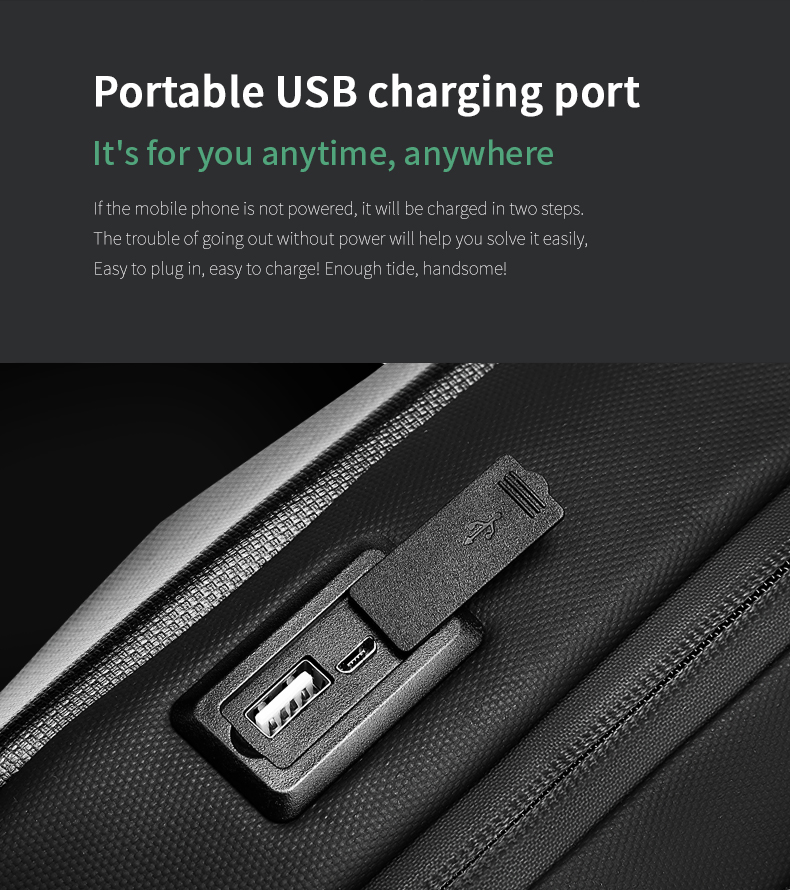 Factory hot custom fashion chest crossbody bag waterproof anti theft shoulder sling bag men sling bag