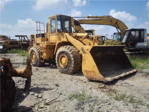 China 966E Used CAT Loaders , 24V Compact Wheel Loader 4 Forward / Reverse Gears wholesale