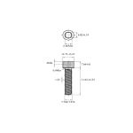 M8-M12 304 Stainless Steel Cylindrical Head Hexagon Socket Screw DIN912 CNC