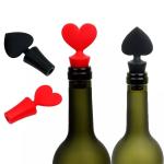 Fresh-keeping Gel Cork Silicone Bottle Stopper Cute Top Poker Bar Accessories
