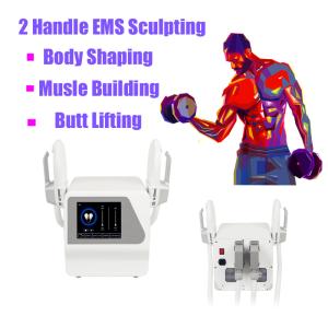 China 2 Handle EMS Sculpting Slim Muscle Stimulator Machine Body Shaping Beauty Salon Equipment wholesale