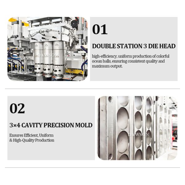 Automatic Toy Balls Making Machine Children Plastic Pe Water Ocean Ball Extrusion Blow Molding Making Machine