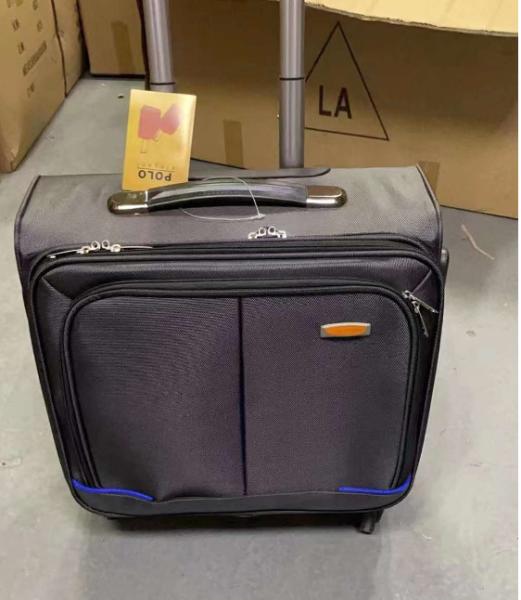 Leisure Design Light Weight Soft Double 4 Wheels Spinner Aluminum Trolley Carry