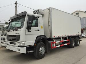 China Refrigerated Box Truck With Euro III , Refrigerated Delivery Truck 6X4 wholesale