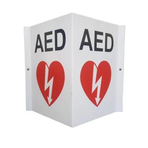 China Durable Plastic / Metal AED Wall Sign With Excellent Anti Fading Ability wholesale