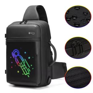 China 20L Smart LED Backpack Sling Chest Bag With LED Screen Display wholesale