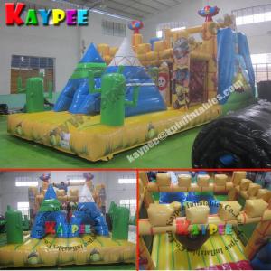 China Jungle obstacle course  digital printing obstacle,inflatable sport game, KOB055 wholesale