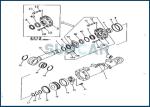 707-99-74100 7079974100 Ripper Tilt Cylinder Seal Repair Kit Fits KOMATSU D375A