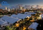 OEM Luxury Event Marquee Tent Windproof With PVC Fabric Roof Cover Vip Tents