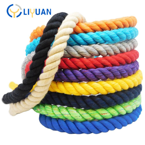 Twist Rope Length 0-10000m with Soft and Durable 3mm 5mm Braided Cotton Macrame Rope