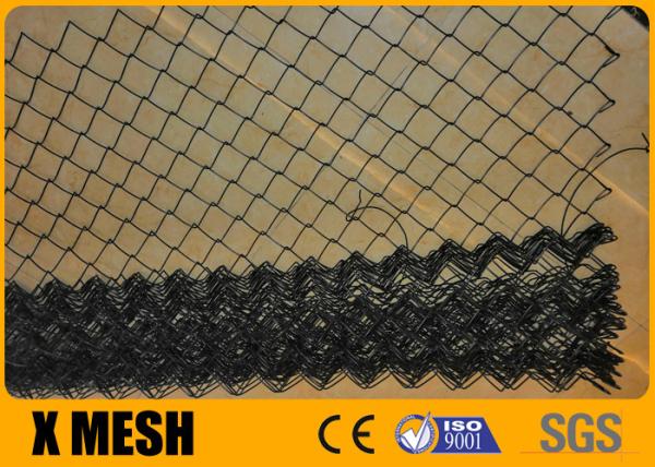 Wire Diameter 3mm Chain Link Mesh Fencing Green Pvc Coated 1200mm Height Farms