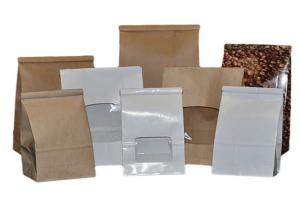 China Semitransparent 5kg Paper Bags With Clear Window wholesale