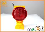 360 Degree Swivel Double Lens LED Solar Panel 0.3W Traffic Warning Lights